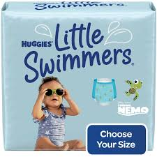 Huggies Little Swimmers Disposable Swim Diapers – Size M (Pack of 20)