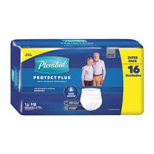 Plenitud Adult Incontinence Underwear – Large (Pack of 16)