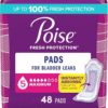Poise Pads – Maximum Absorbency Long Length (Pack of 45)