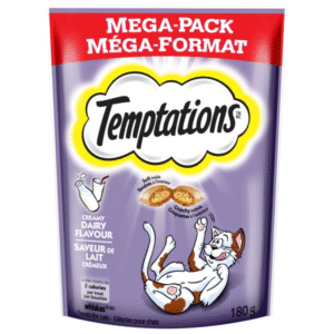 Temptations Cat Treats – Creamy Dairy Flavor 180g Pouch