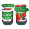 Danone Activia Yogurt – Mixed Fruit Flavors (4 x 125g Pots)