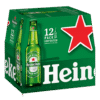 Heineken Lager Beer (12 oz Bottle)
